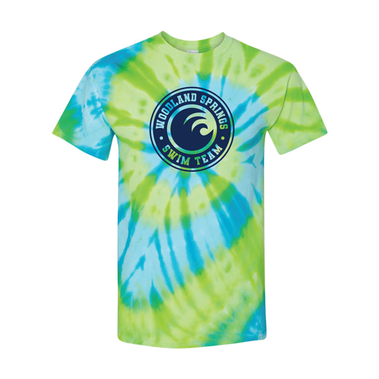 Woodland Springs Swim Team | Youth Tie Dye Shirt