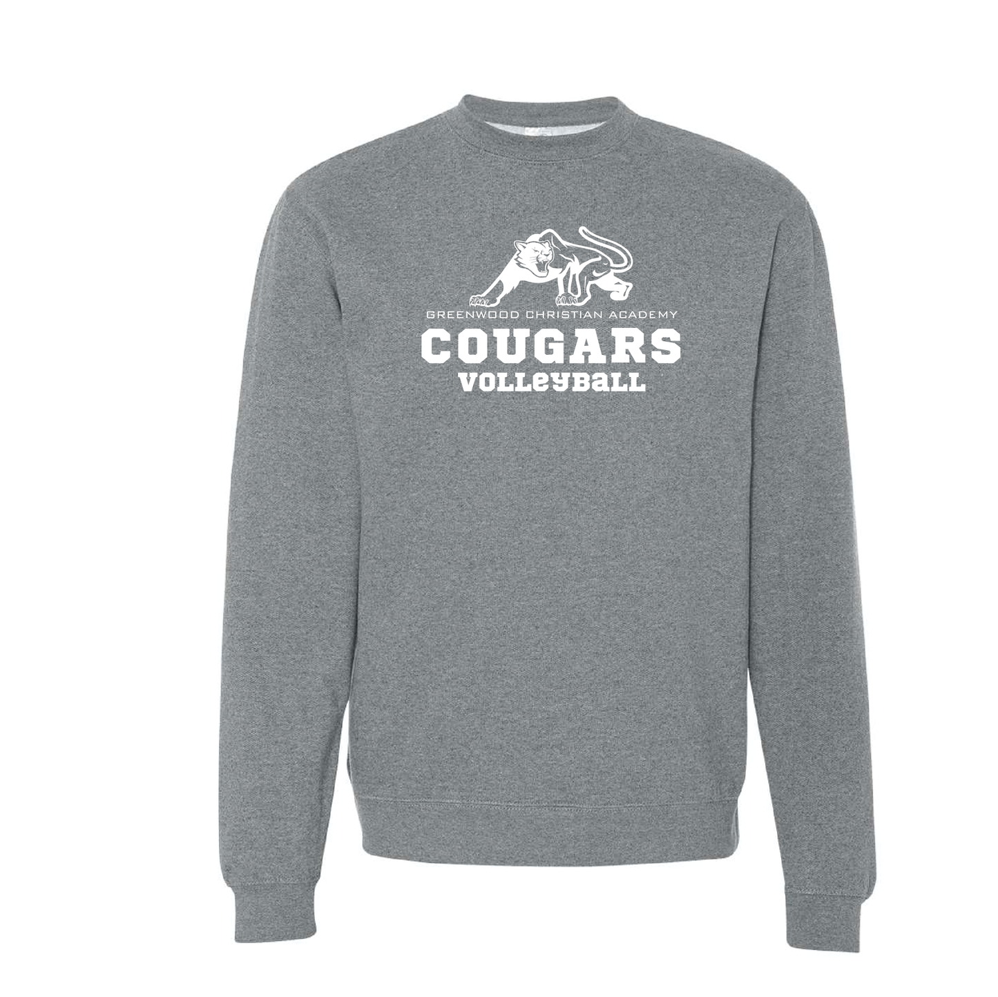 GCA Booster Club - Volleyball - Crew Neck Sweatshirt - 2 Colorways