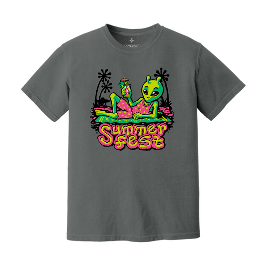 Y2K Summerfest Alien T-Shirt