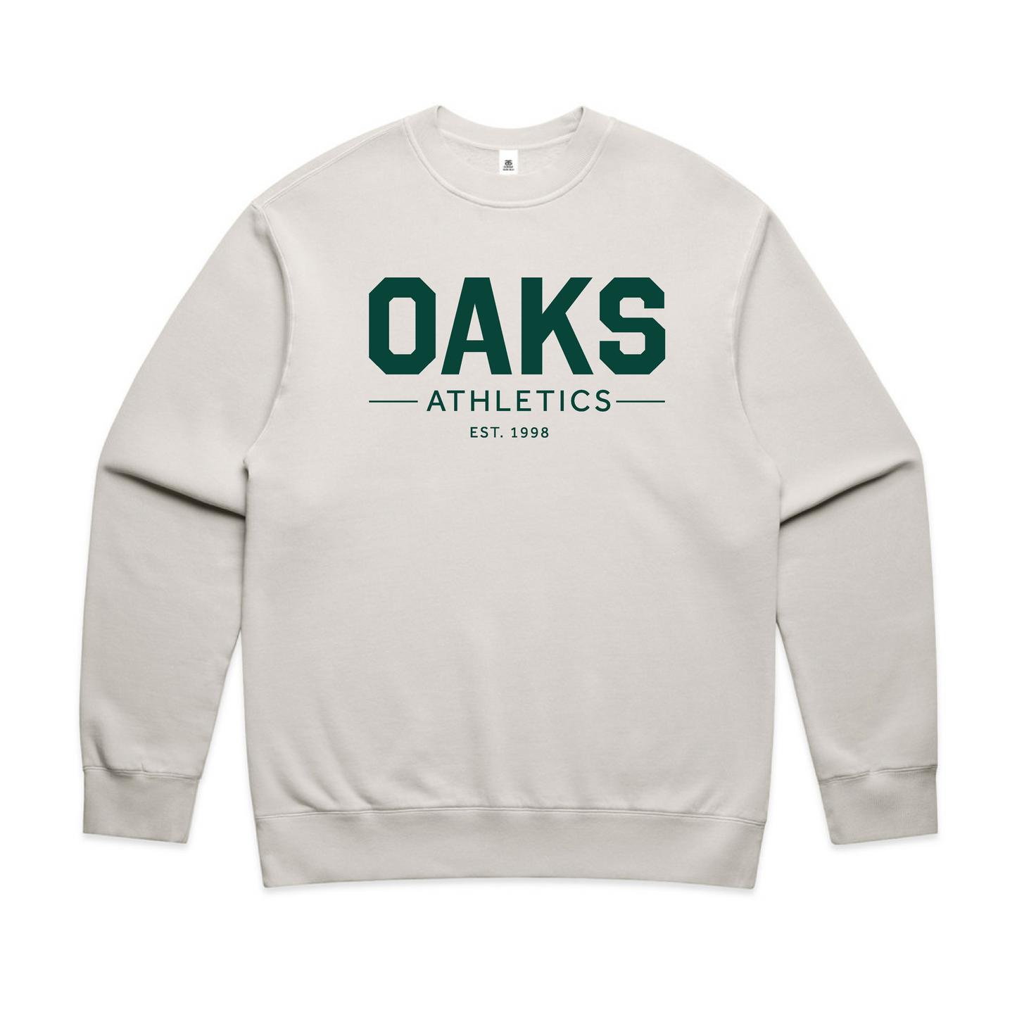 The Oaks Academy - Oaks Athletics - Crew Neck Fleece Faded (2 Colorways)