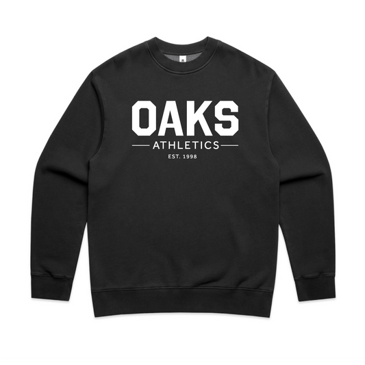 The Oaks Academy - Oaks Athletics - Crew Neck Fleece Faded (2 Colorways)