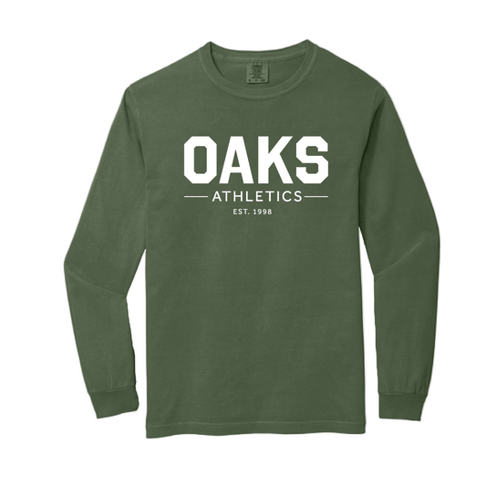 The Oaks Academy - Oaks Athletics - Heavyweight - Vintage Wash Longsleeve (2 Colorways)
