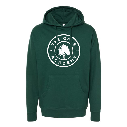 The Oaks Academy - Oaks Logo - Midweight Hooded Sweatshirt - (Multiple Colorways)