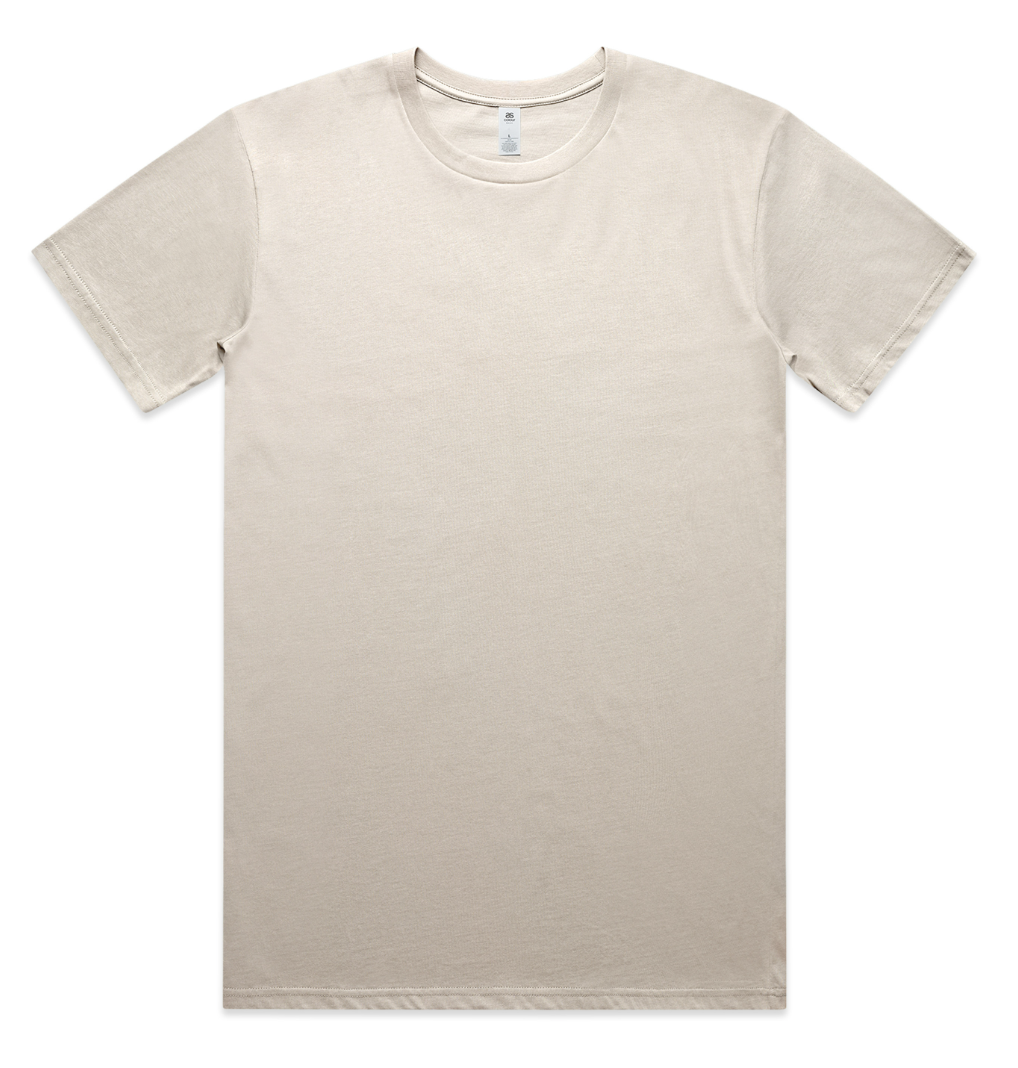 50 Screen printed As Colour Basic Tees | Up to 3 Color Imprint