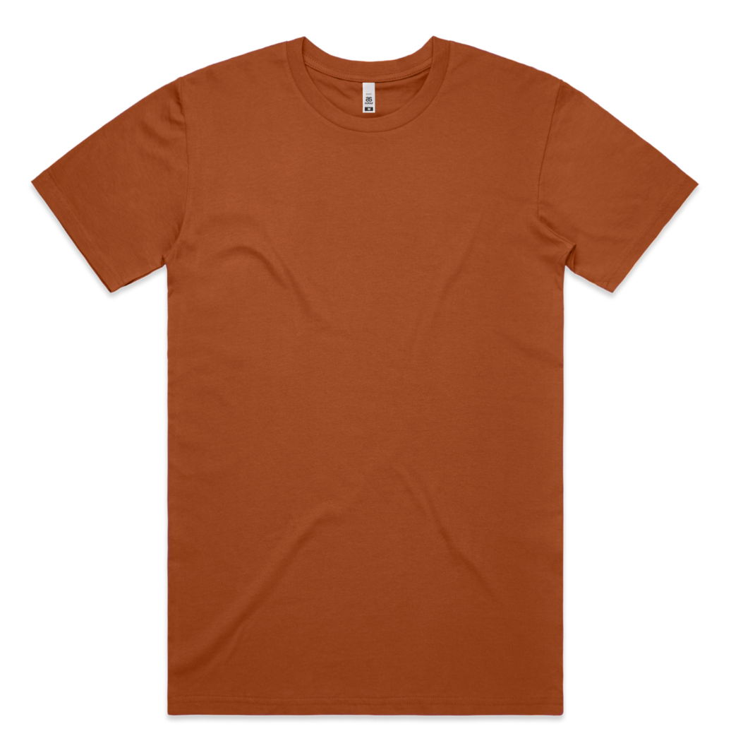 50 Screen printed As Colour Basic Tees | Up to 3 Color Imprint