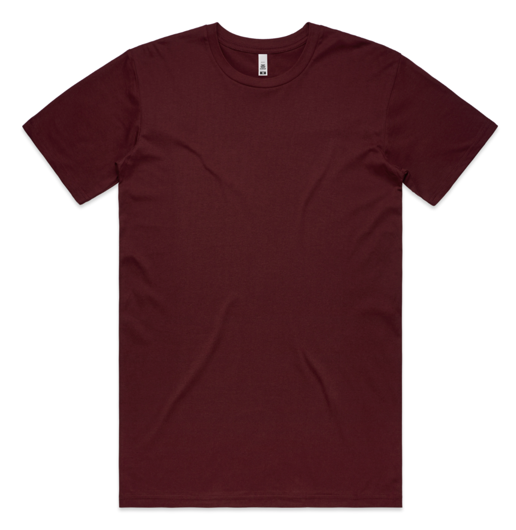 50 Screen printed As Colour Basic Tees | Up to 3 Color Imprint
