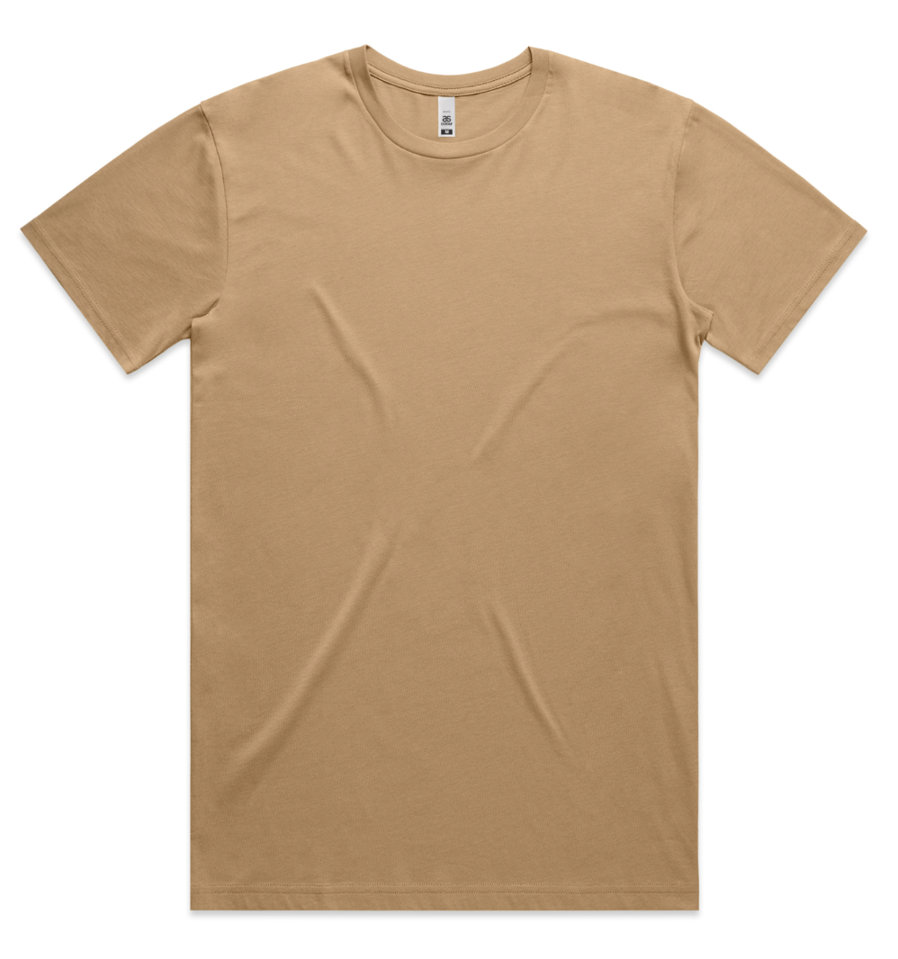 50 Screen printed As Colour Basic Tees | Up to 3 Color Imprint