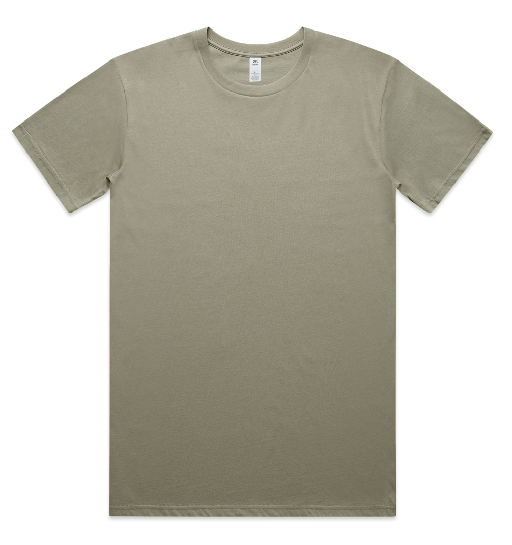 50 Screen printed As Colour Basic Tees | Up to 3 Color Imprint