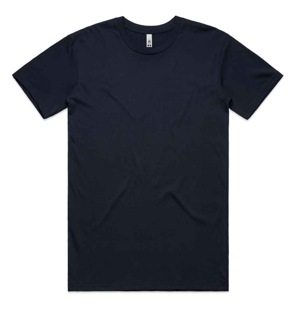 50 Screen printed As Colour Basic Tees | Up to 3 Color Imprint