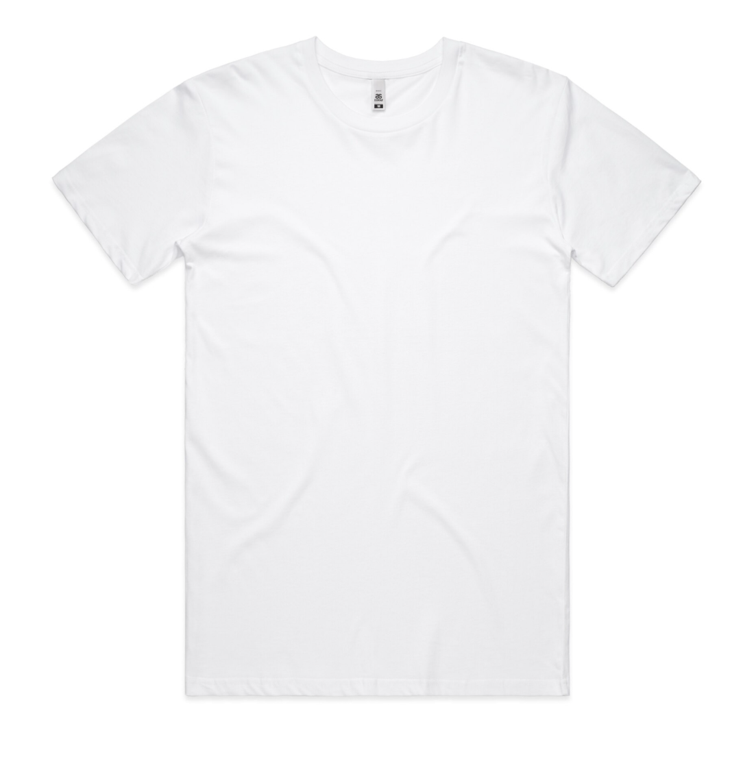 50 Screen printed As Colour Basic Tees | Up to 3 Color Imprint