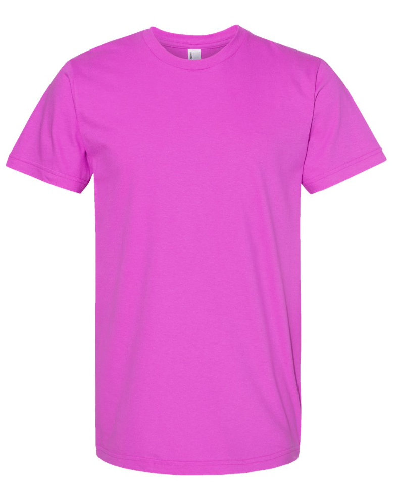 50 Screen printed American Apparel Fine Jersey | Up to 3 Color Imprint