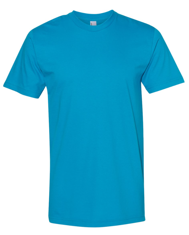 50 Screen printed American Apparel Fine Jersey | Up to 3 Color Imprint