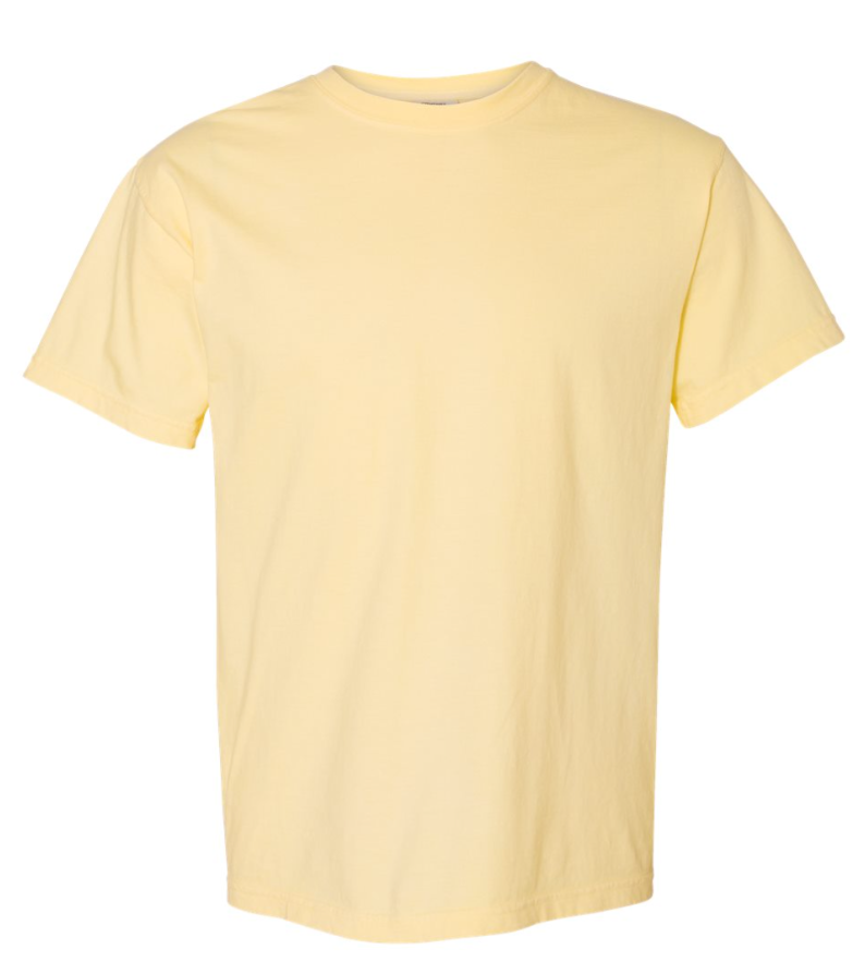 24 Screen printed Comfort Color Garment Dyed T-Shirts | Up to 3 Color Imprint