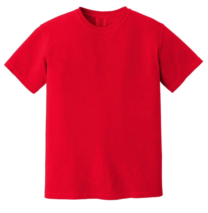 24 Screen printed Comfort Color Garment Dyed T-Shirts | Up to 3 Color Imprint