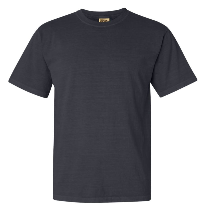 24 Screen printed Comfort Color Garment Dyed T-Shirts | Up to 3 Color Imprint