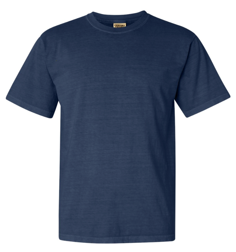 24 Screen printed Comfort Color Garment Dyed T-Shirts | Up to 3 Color Imprint