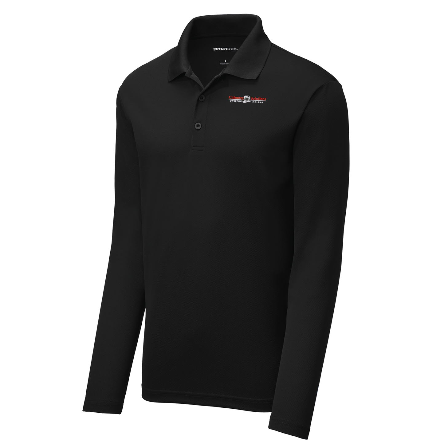 Chimney Solutions - Sport-Tek ® PosiCharge ® RacerMesh ® Long Sleeve Polo