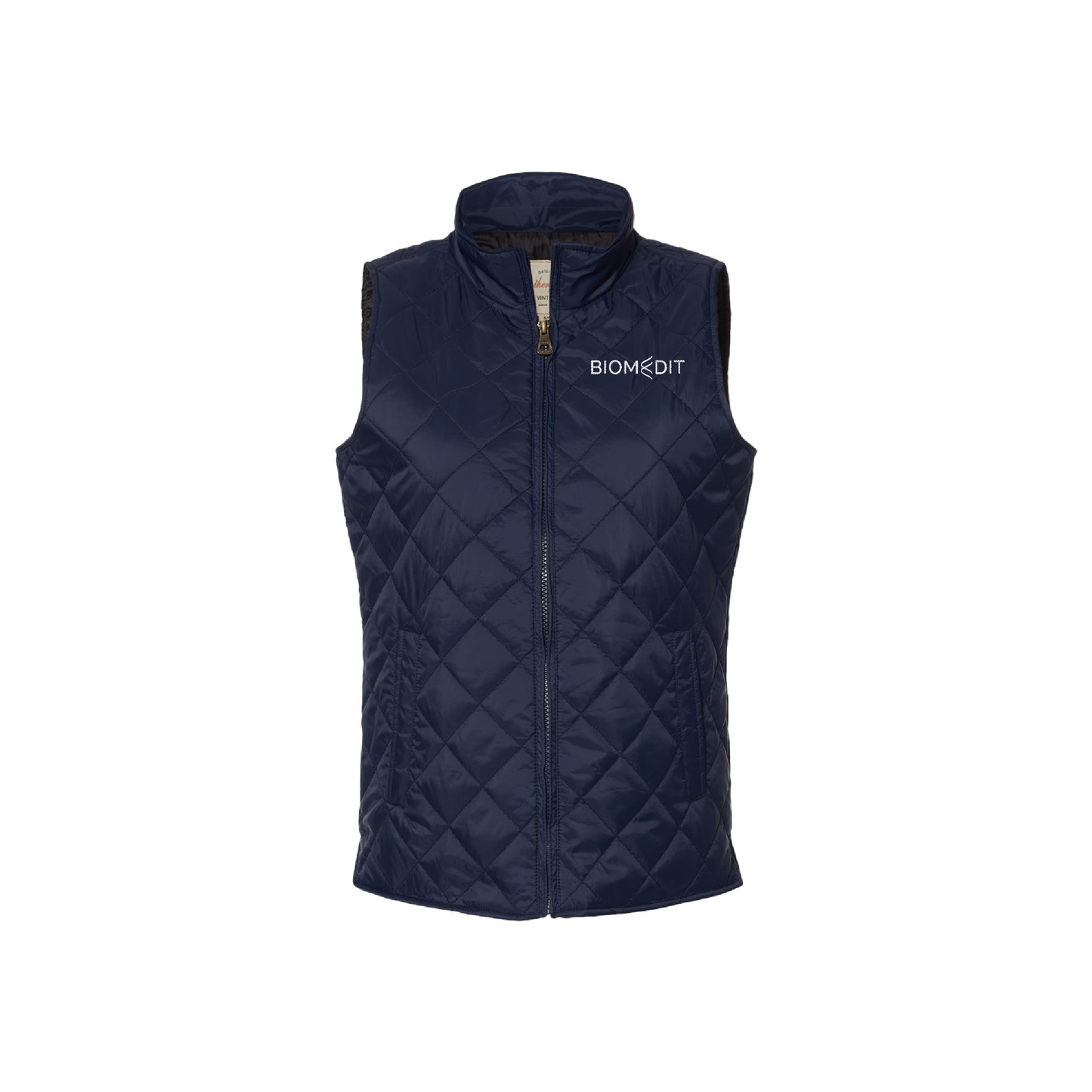 BiomEdit Logo: Weatherproof - Women's Vintage Diamond Quilted Vest