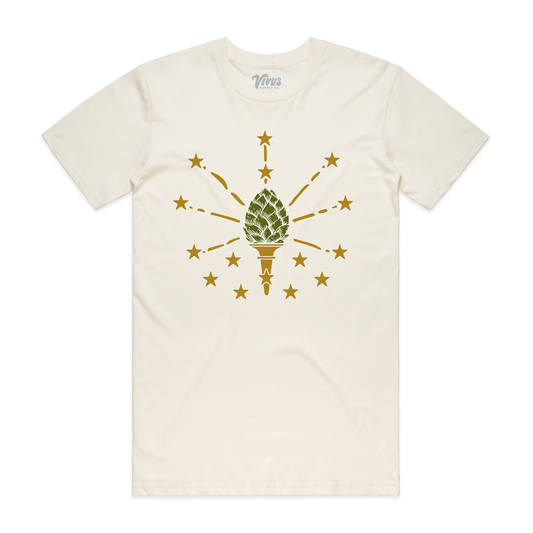 Indy Beer Hop Flag T-Shirt