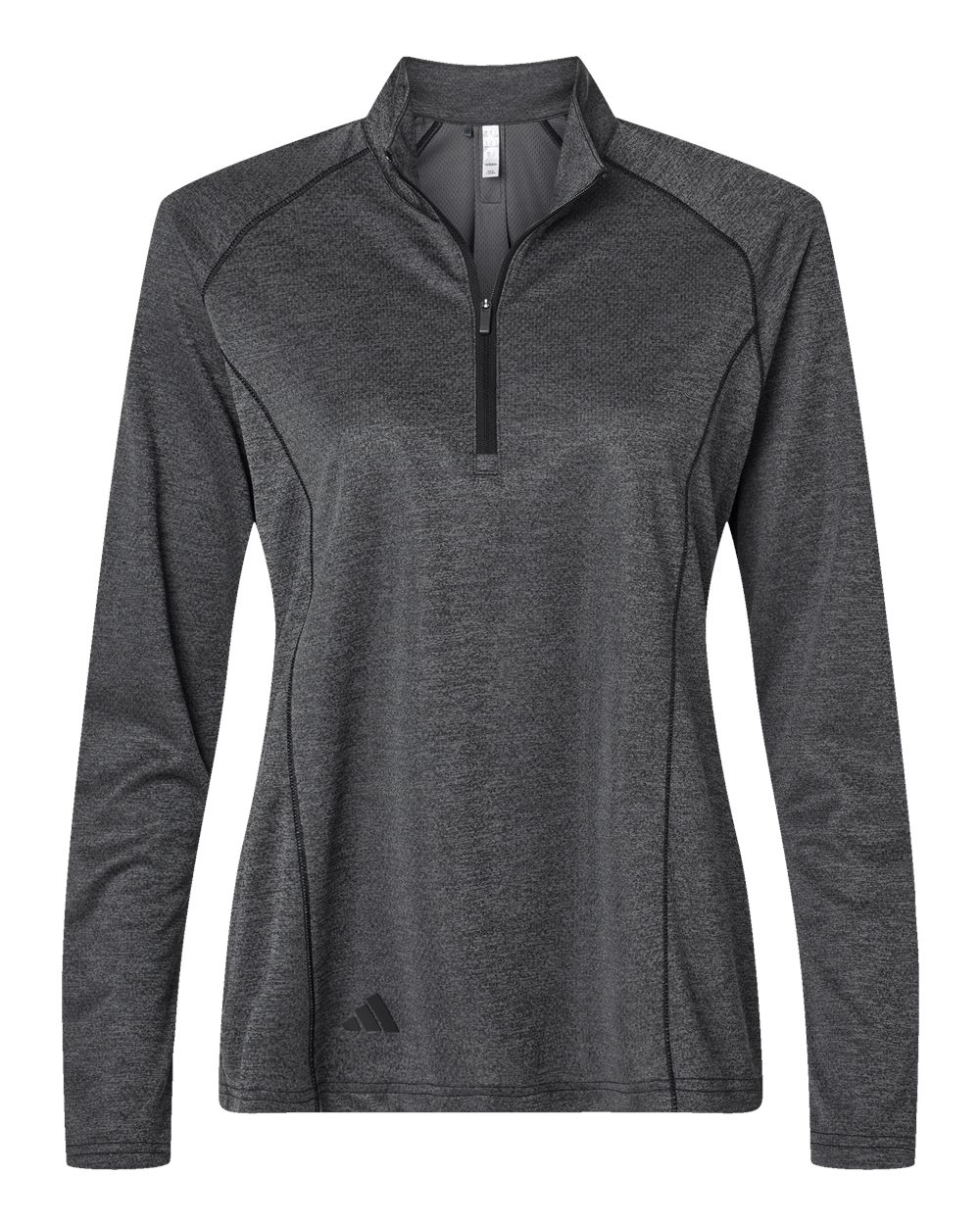 BiomEdit Logo: Adidas Women's Space Dyed Quarter-Zip Pullover