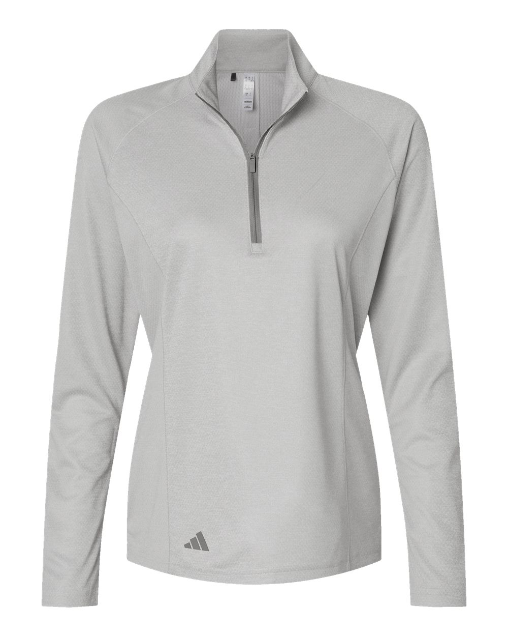 BiomEdit Logo: Adidas Women's Space Dyed Quarter-Zip Pullover