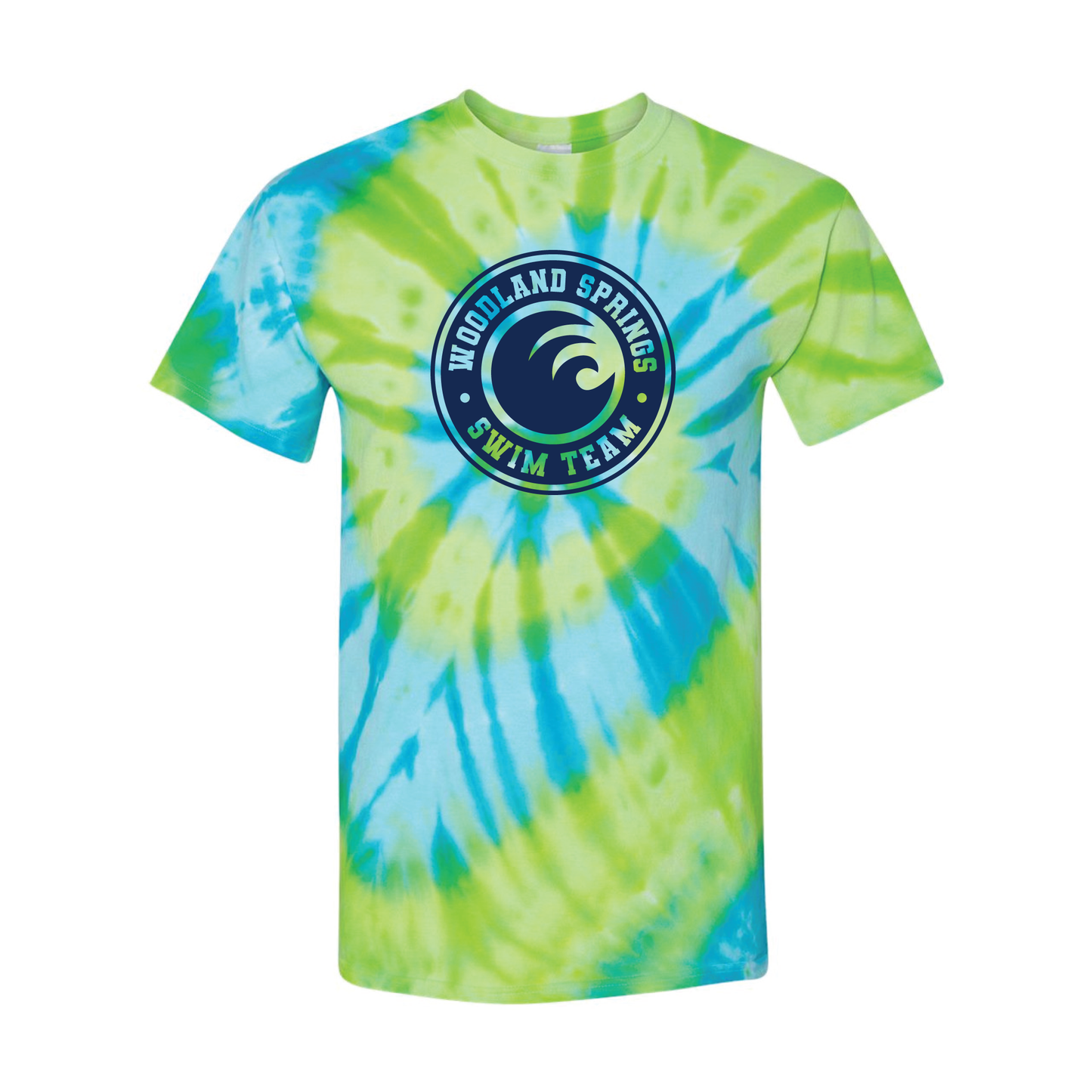 Woodland Springs Swim Team | Youth Tie Dye Shirt