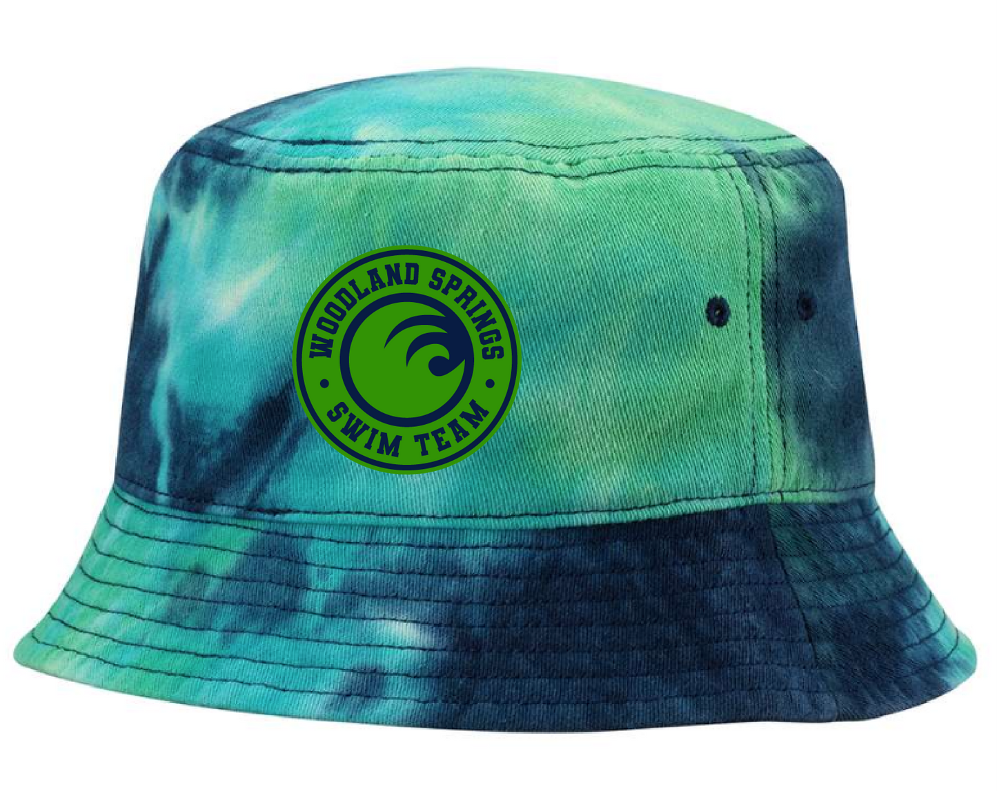 Woodland Springs Swim Team | Tie Dye Bucket Cap