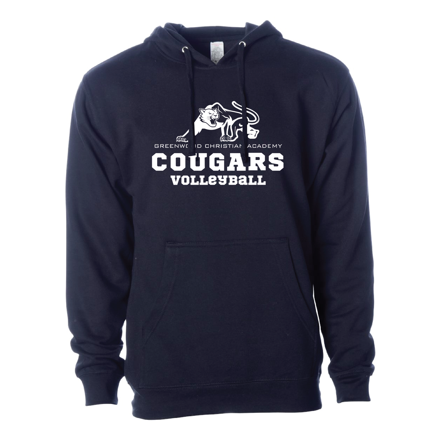GCA Booster Club - Volleyball - Hooded Sweatshirt - 2 Colorways