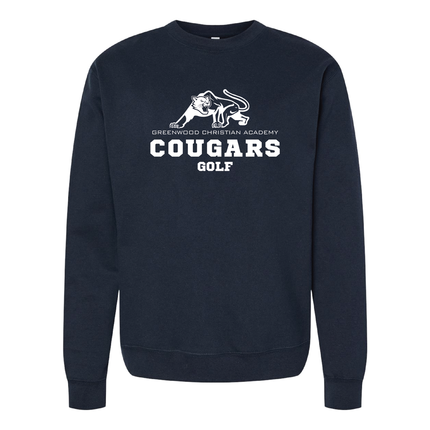 GCA Booster Club - Golf - Crew Neck Sweatshirt - 2 Colorways