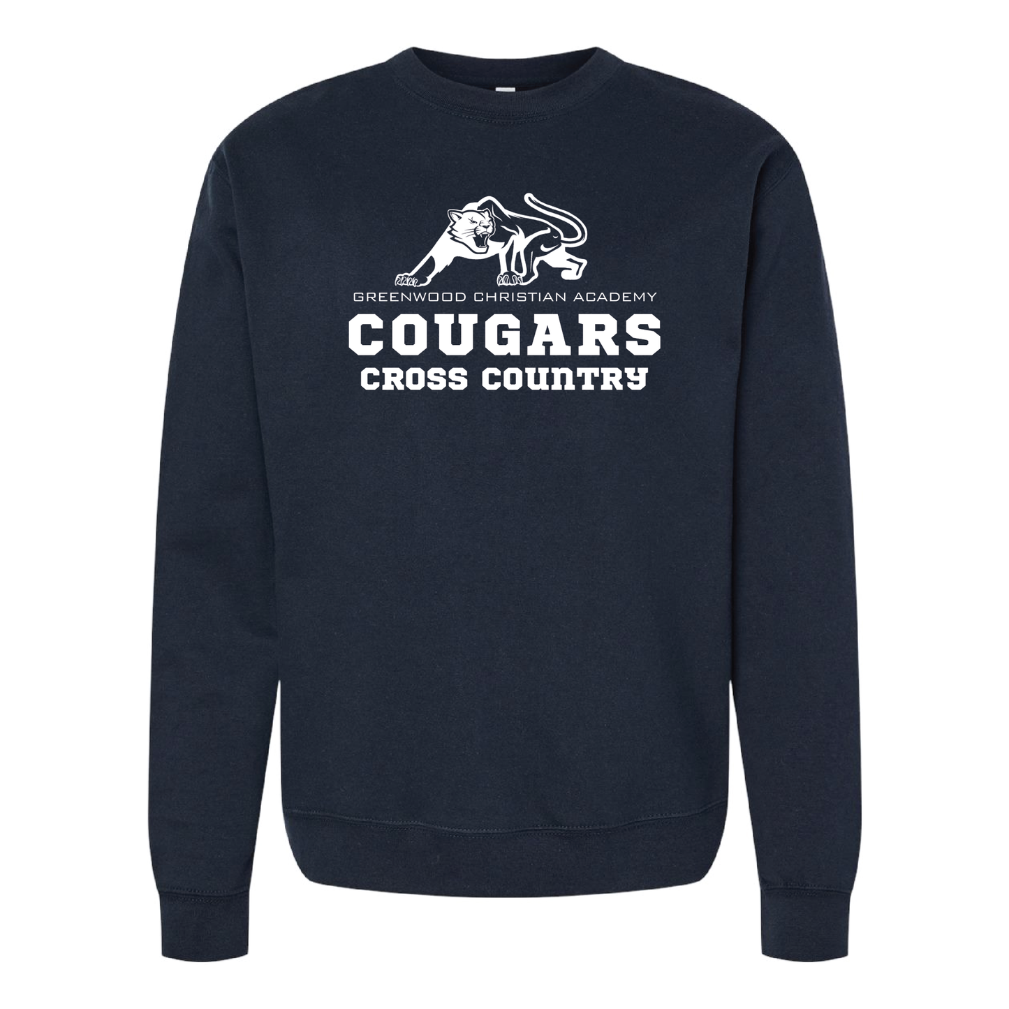 GCA Booster Club - Cross Country - Crew Neck Sweatshirt - 2 Colorways