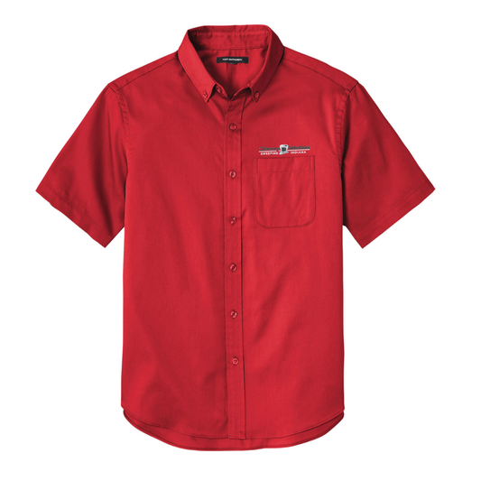 Chimney Solutions - Port Authority - Port Authority Short Sleeve SuperPro React Twill Shirt. W809