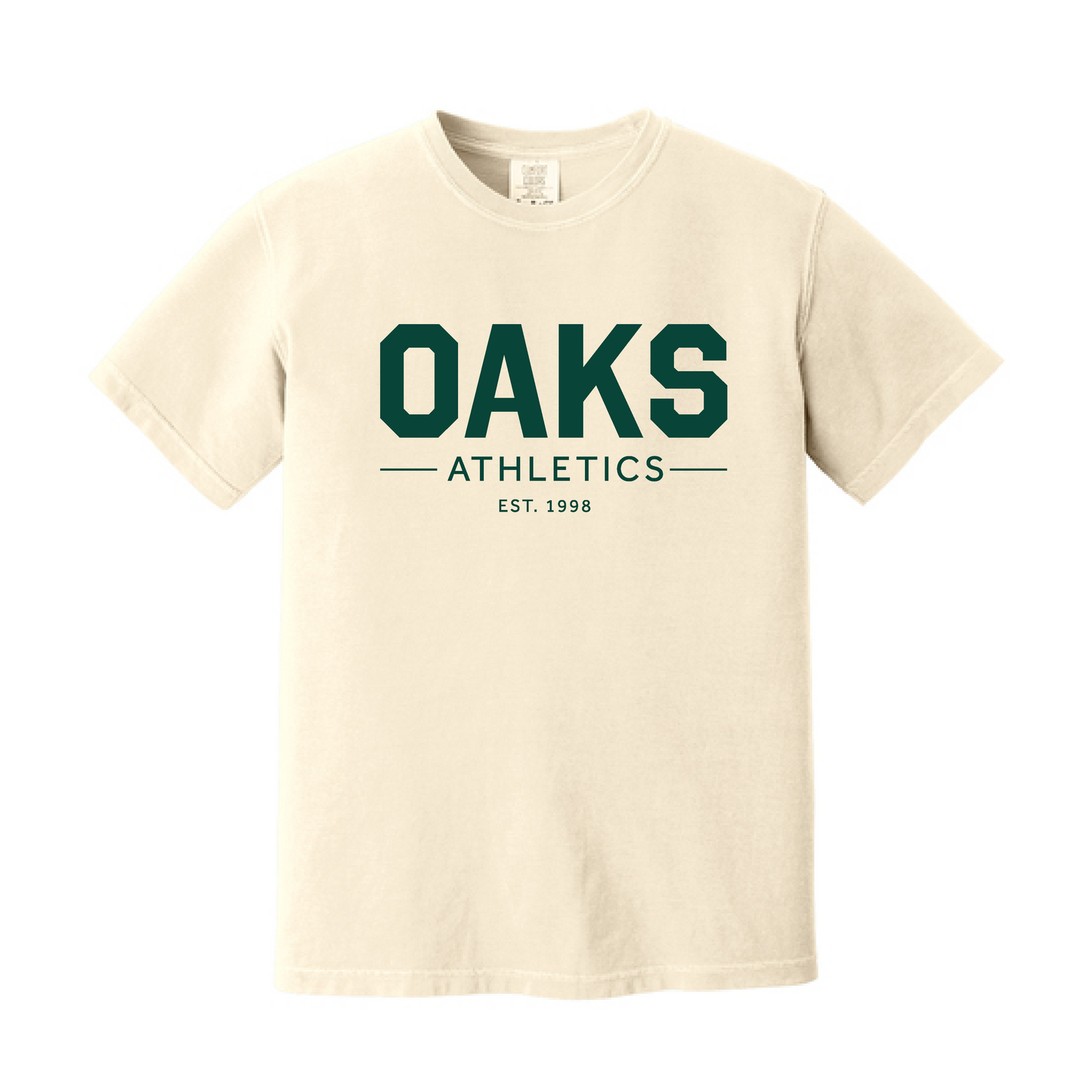 The Oaks Academy - Oaks Athletics - Heavyweight - Vintage Wash T-Shirt (2 Colorways)