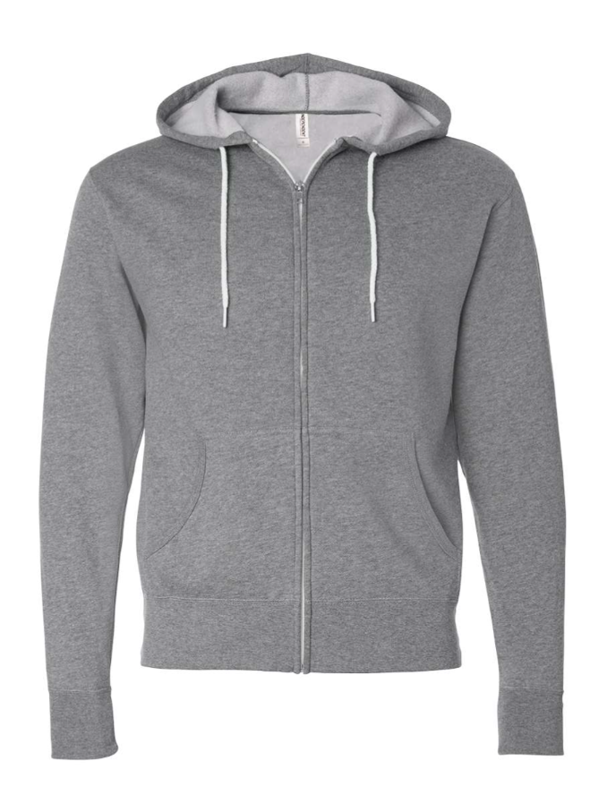 Woodland Springs Swim Team | Full-Zip Hooded Sweatshirt | 2 Colorways