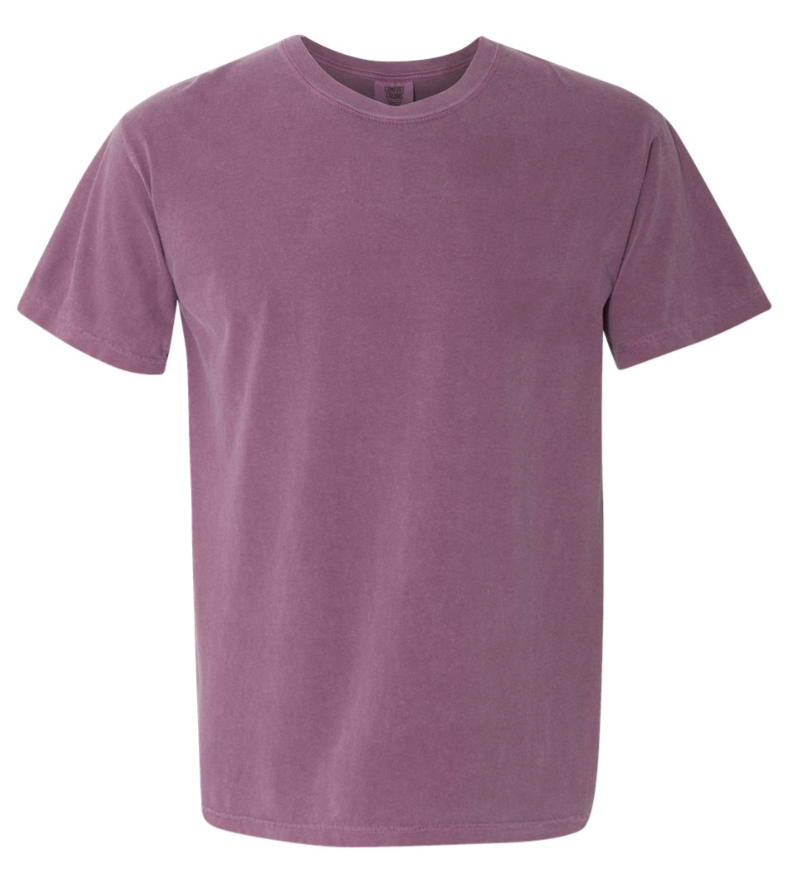 24 Screen printed Comfort Color Garment Dyed T-Shirts | Up to 3 Color Imprint