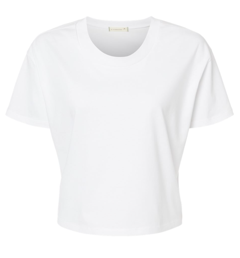 Vivus Live Print - Crop Top - White