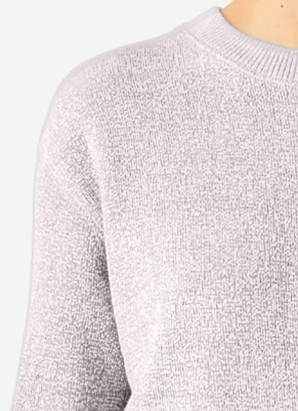 Woodland Springs Swim Team | Textured Knit Crew Neck Sweatshirt