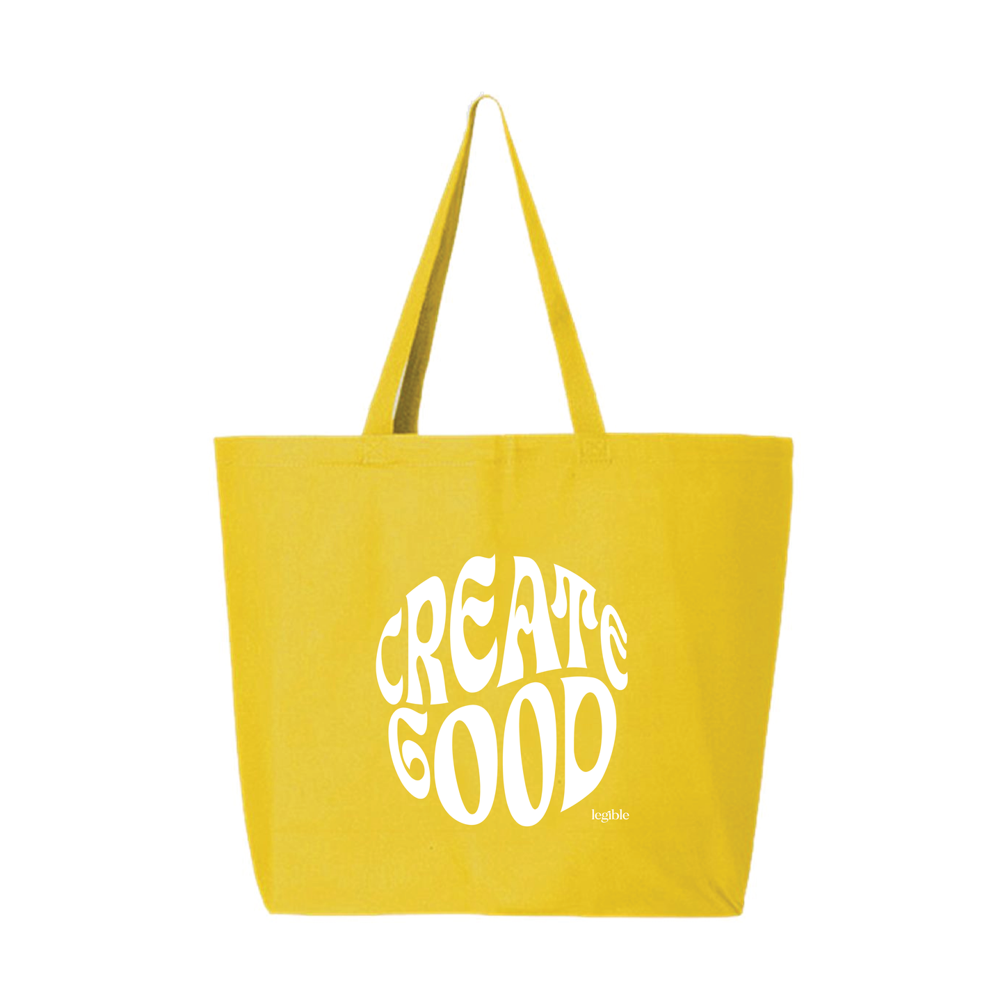 Legible - Create Good - Tote Bag - Multiple Colorways