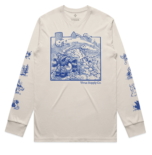 Snowball Fight Long Sleeve Tee