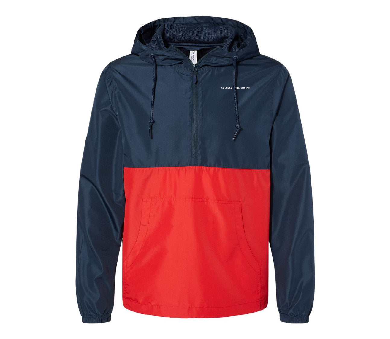 Independent Trading Co. - Unisex Lightweight Quarter-Zip Windbreaker Pullover Jacket