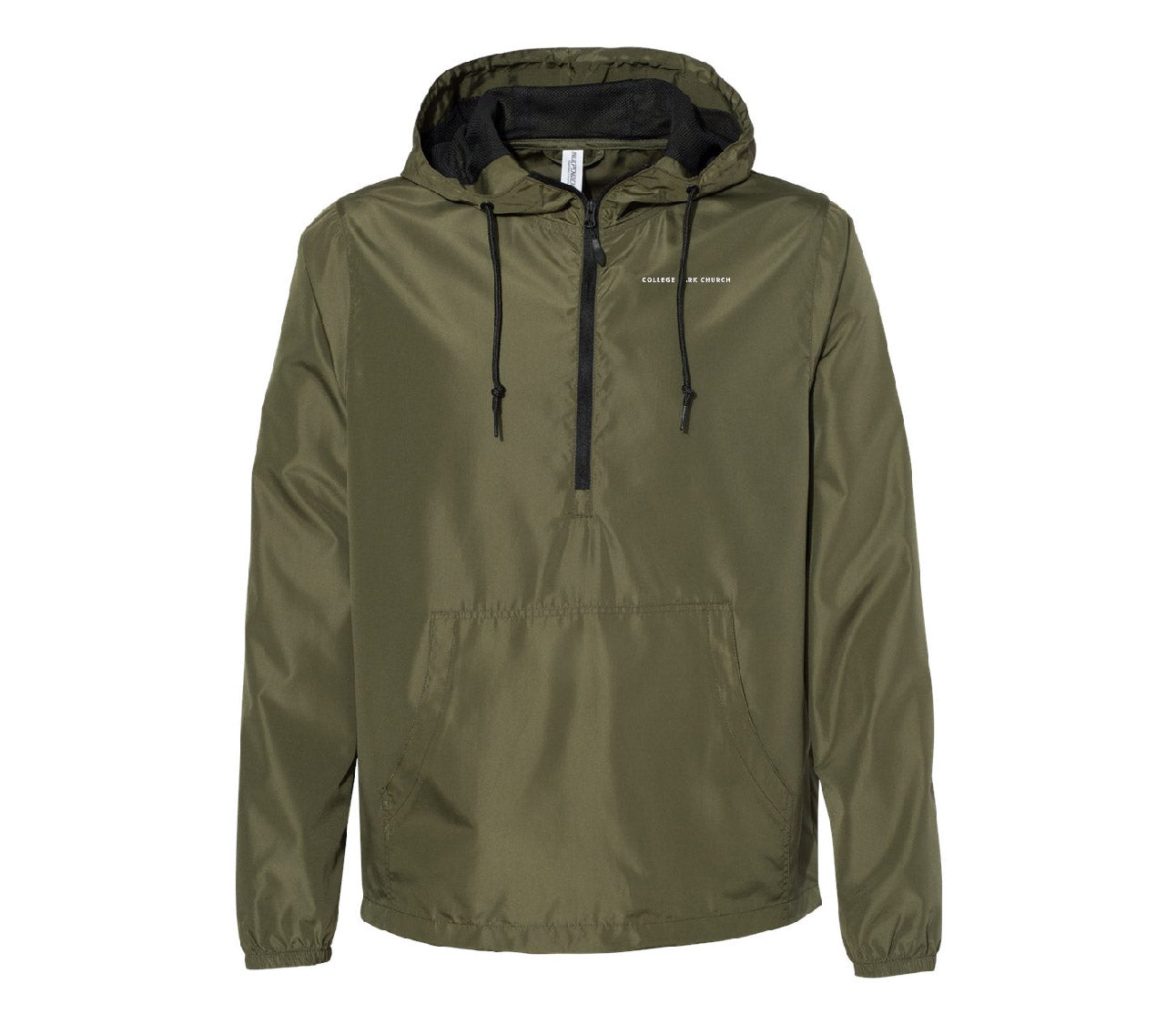 Independent Trading Co. - Unisex Lightweight Quarter-Zip Windbreaker Pullover Jacket