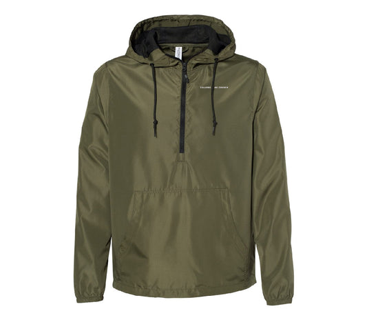 Independent Trading Co. - Unisex Lightweight Quarter-Zip Windbreaker Pullover Jacket