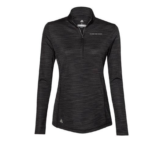 Adidas - Women's Lightweight Mélange Quarter-Zip Pullover