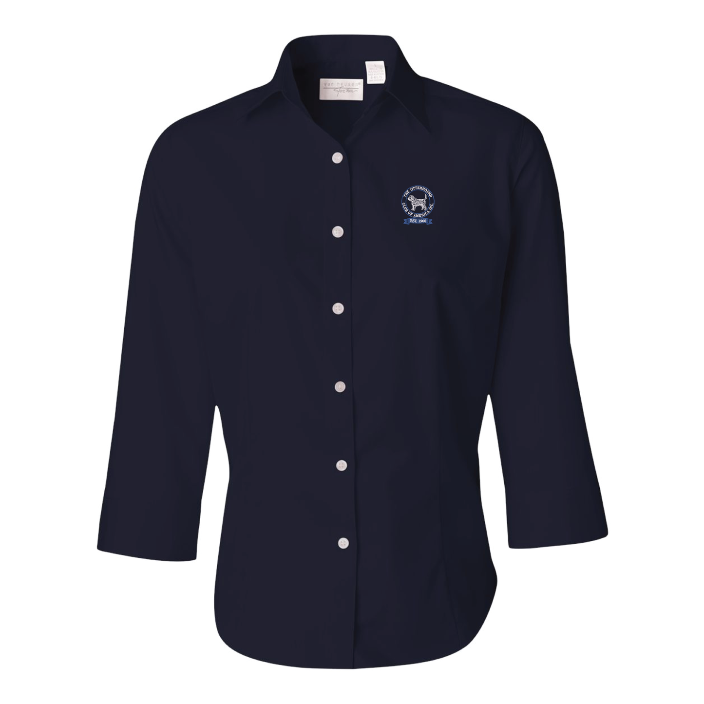 The Otterhound Club - Van Heusen - Women's Three-Quarter Sleeve - Multiple Colorways