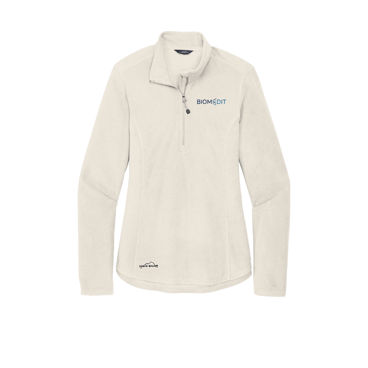 BiomEdit Logo: Eddie Bauer® Ladies 1/2-Zip Microfleece Jacket