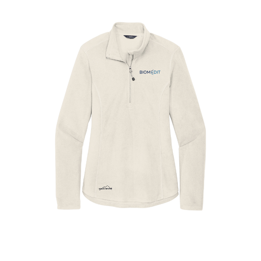 BiomEdit Logo: Eddie Bauer® Ladies 1/2-Zip Microfleece Jacket