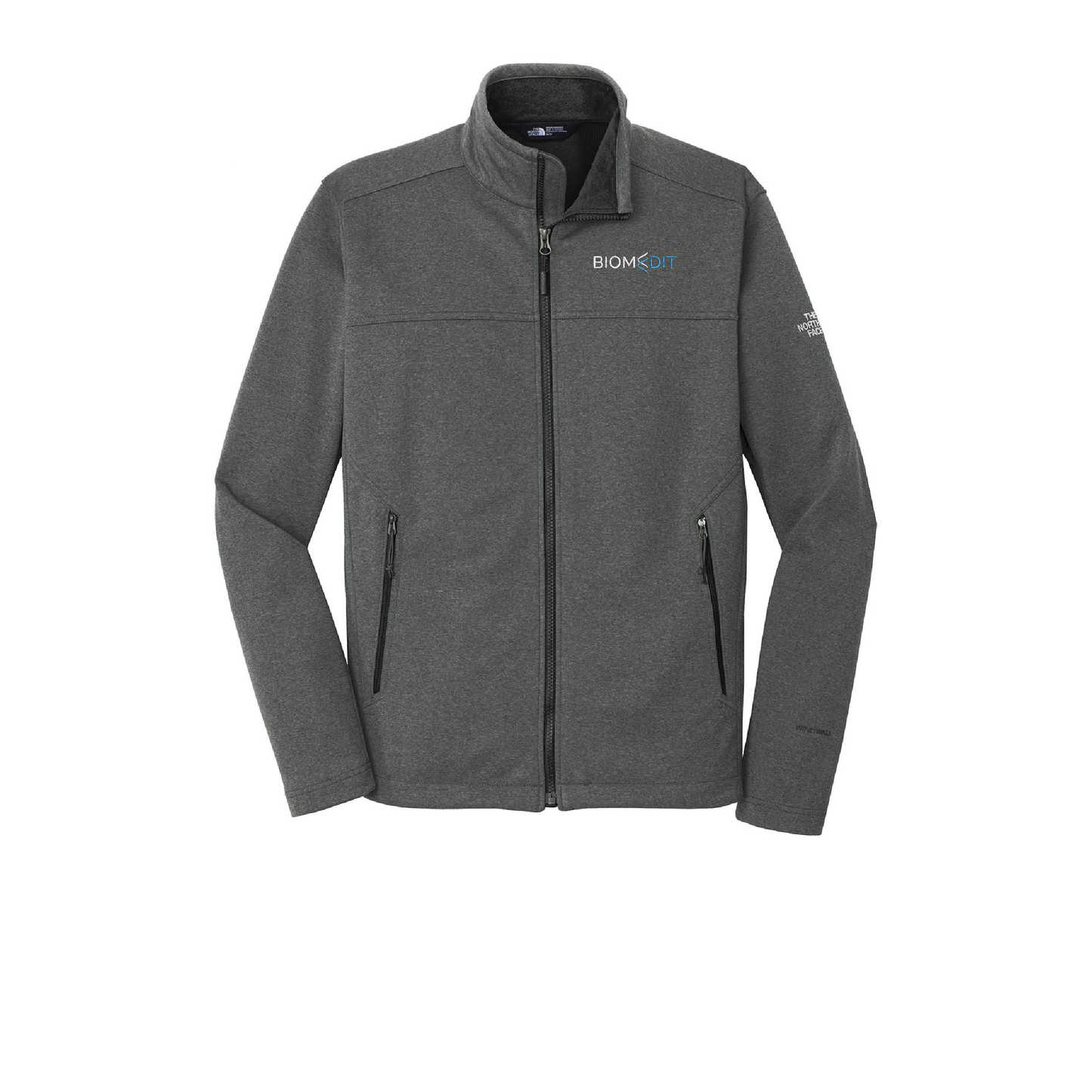 Black and Grey  BiomEdit Logo: The North Face® Ridgewall Soft Shell Jacket