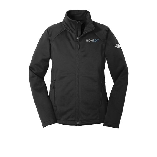 Black and Grey BiomEdit Logo: The North Face® Ladies Ridgewall Soft Shell Jacket