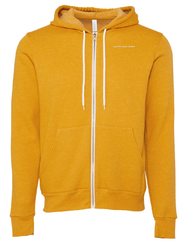 Bella + Canvas - Unisex Triblend Sponge Fleece Full-Zip Hoodie