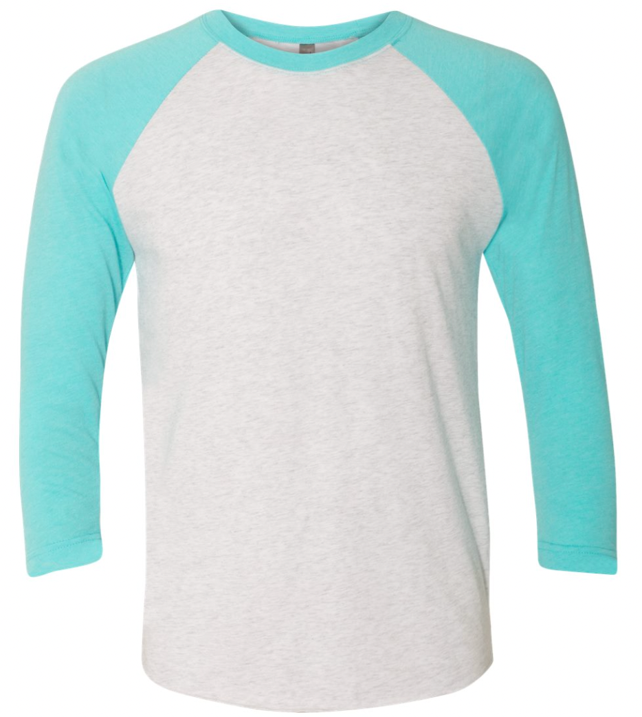 College Park- Unisex Triblend Three-Quarter Sleeve Raglan