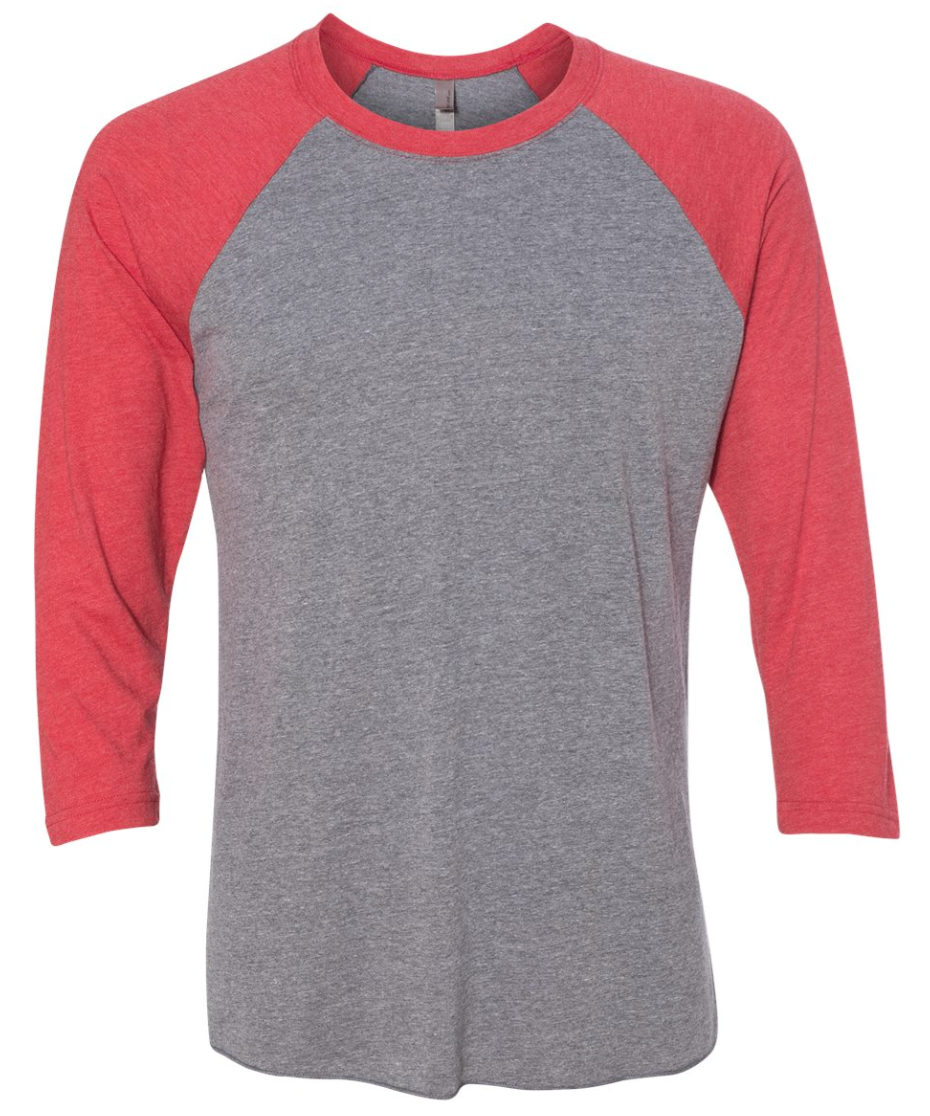 College Park- Unisex Triblend Three-Quarter Sleeve Raglan